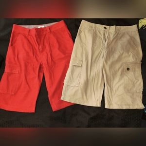 2 brand new Levi's lightweight boys shorts, size 18 Reg